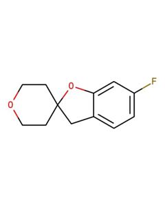 Astatech 6-FLUORO-2,3,5,6-TETRAHYDRO-3H-SPIRO[BENZOFURAN-2,4-PYRAN]; 1G; Purity 95%; MDL-MFCD30747185
